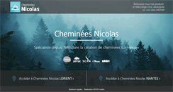 Desktop Screenshot of cheminees-nicolas.fr